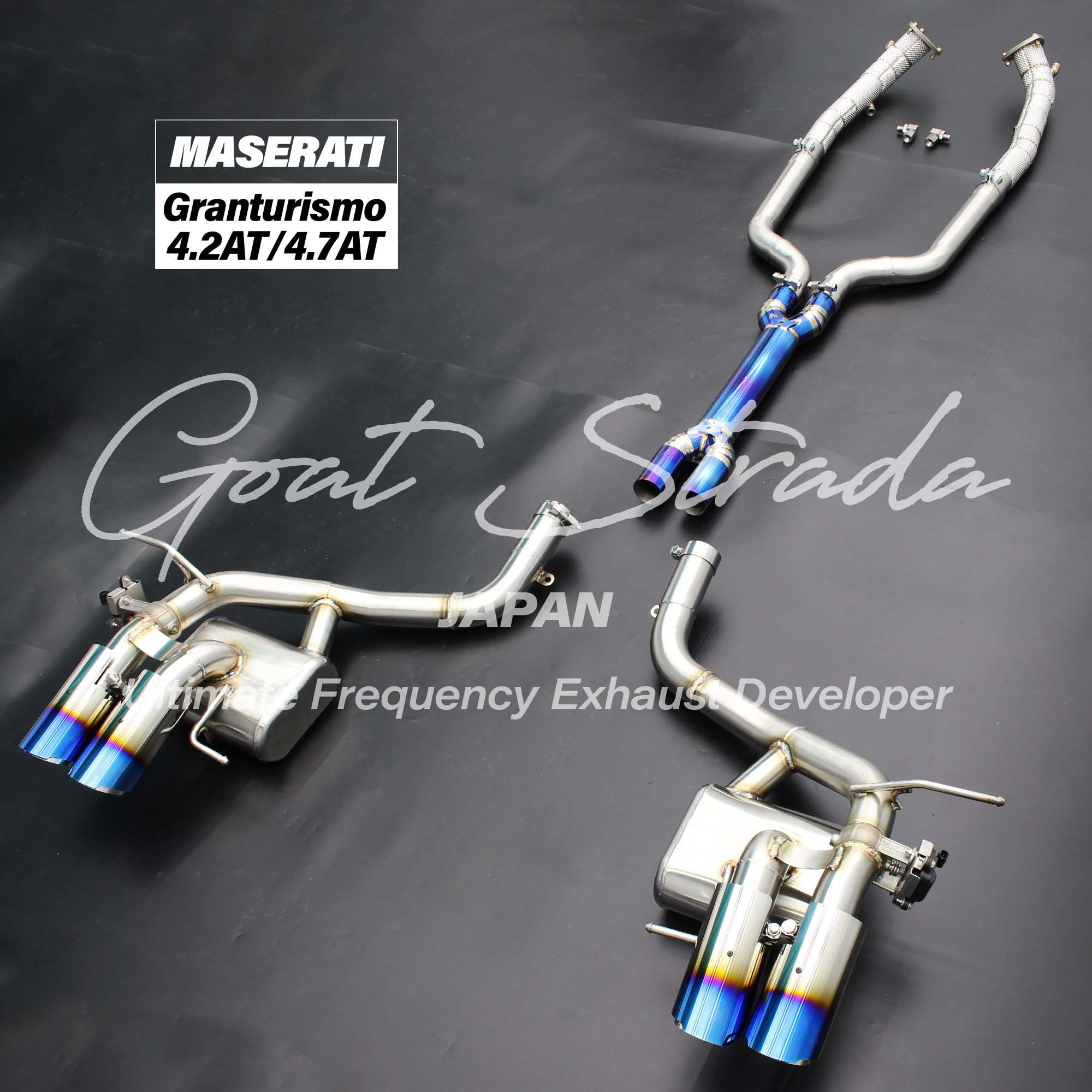 Maserati Granturismo 4.2/4.7 AT ZF transmission Full Racing Exhaust system