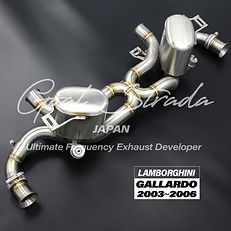 Lamborghini Gallardo Gen.1 2003-2006 F1 sound Valved Exhaust system