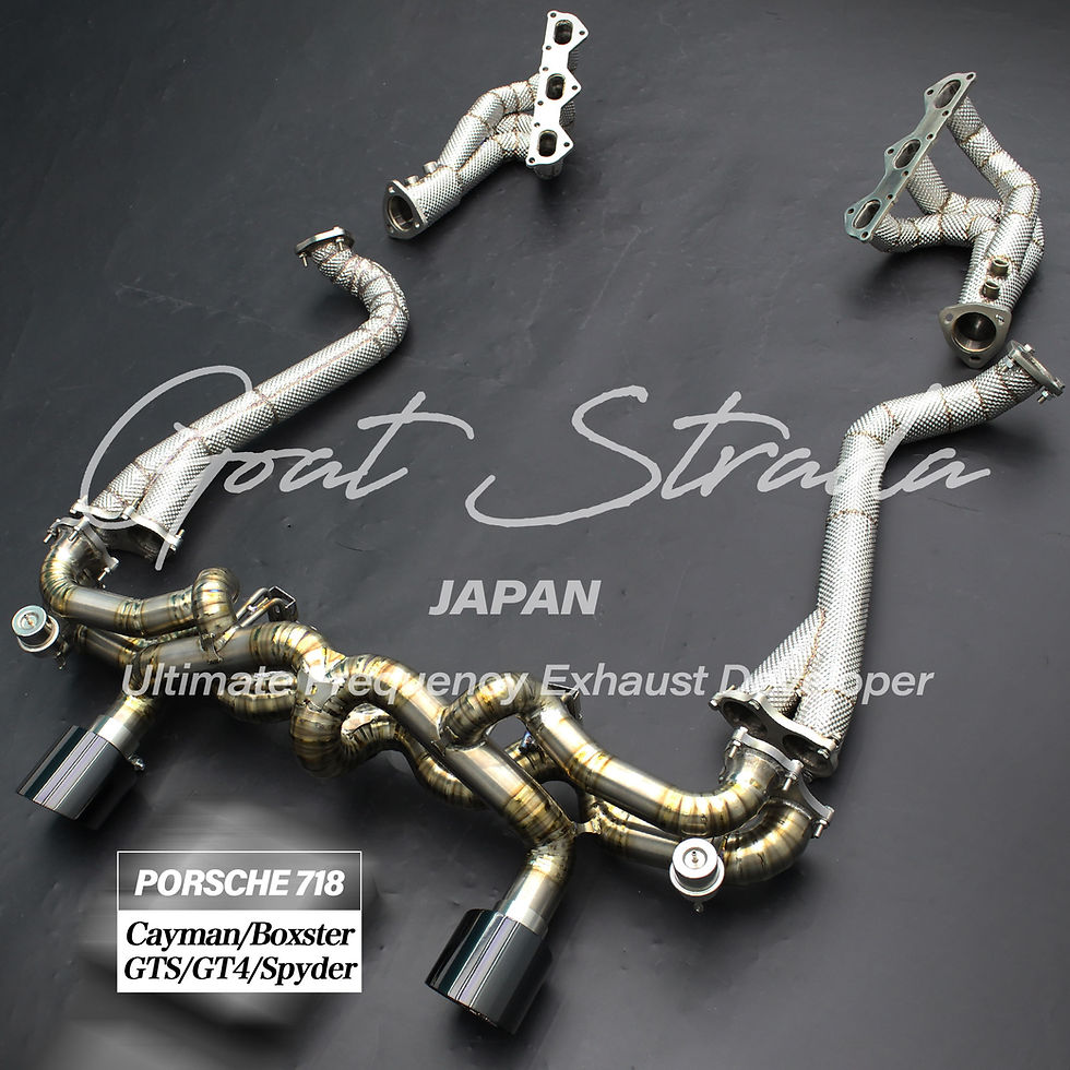 F1 Sound Package Porsche 718 Cayman GT4/Boxster Spyder Full Exhaust system