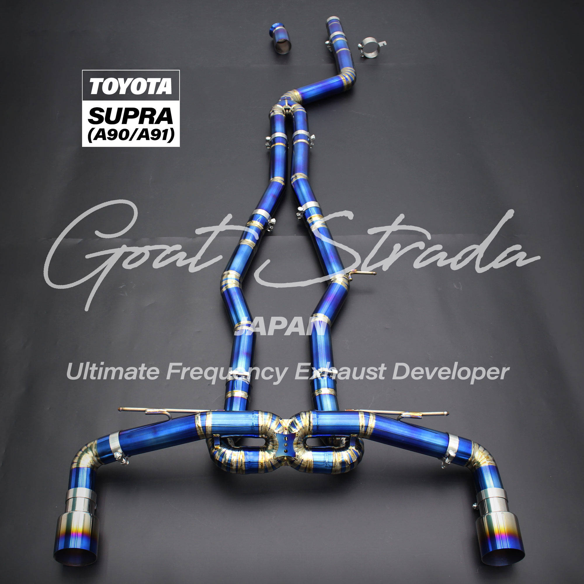 TOYOTA GR Supra A90/A91 F1 sound package Titanium Exhaust system
