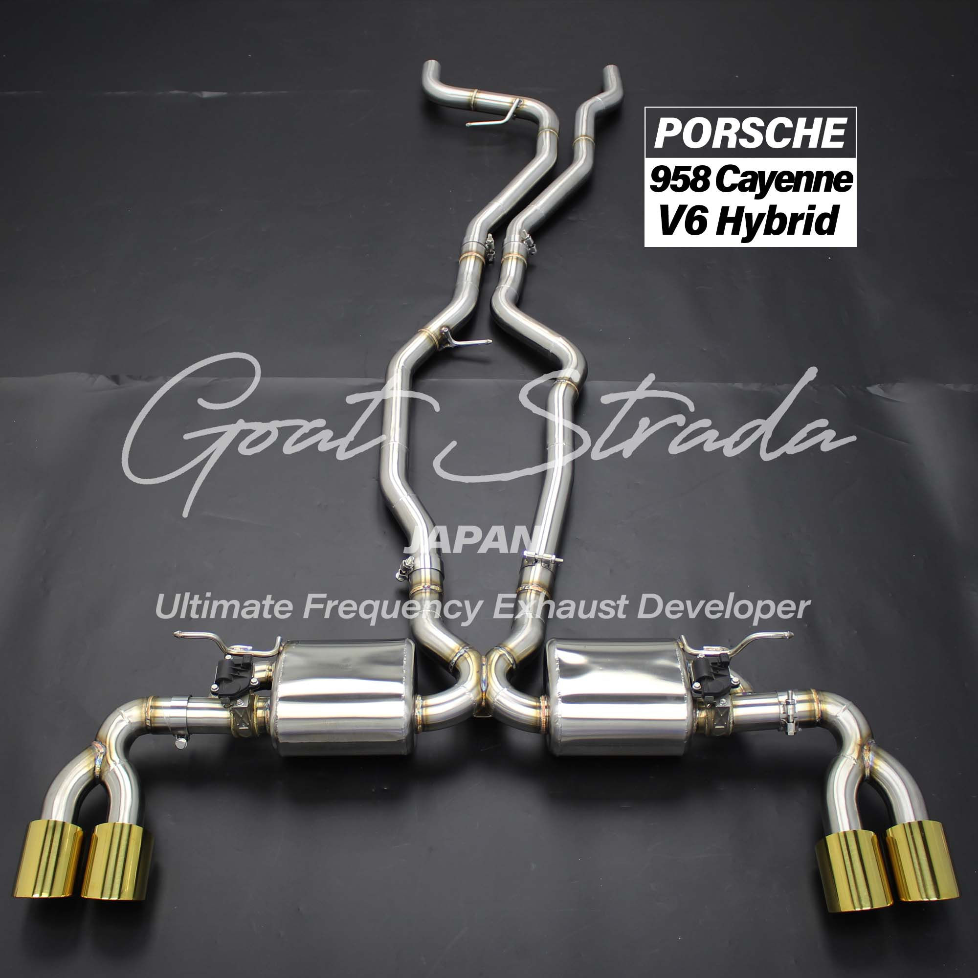 PORSCHE 958 Cayenne S Hybrid Valved Sport Exhaust system