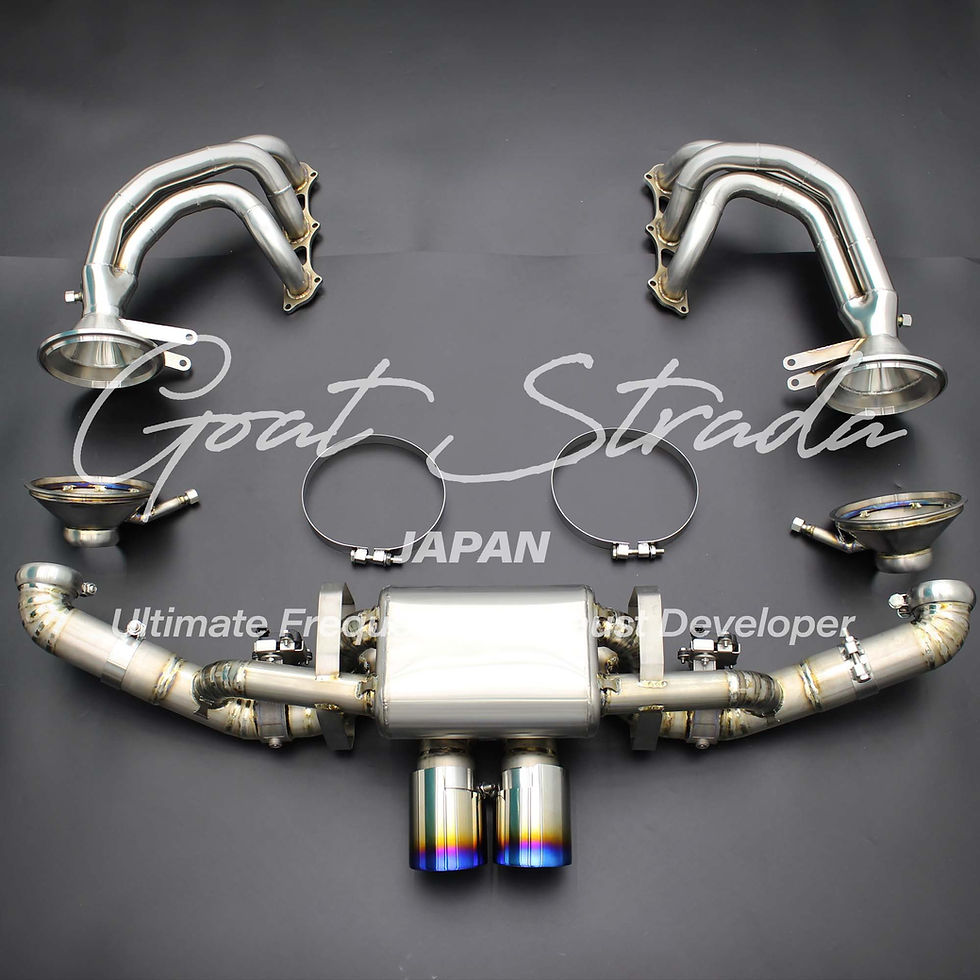 Thumbnail: Porsche 911 992 GT3/GT3RS Titanium Valved Rear Exhaust+Equal length  Headers
