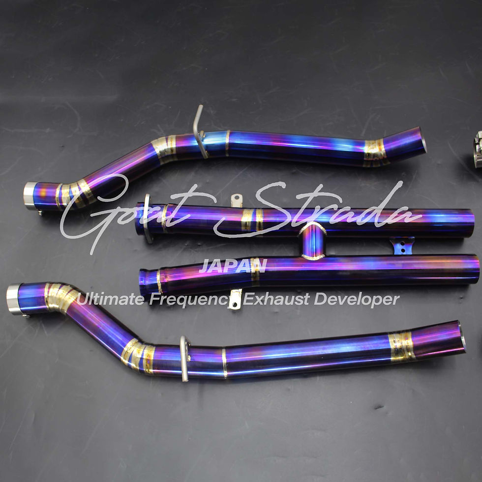 Thumbnail: Mercedes-Benz SLS AMG Titanium Valved Rear sport Exhaust+Mid pipe