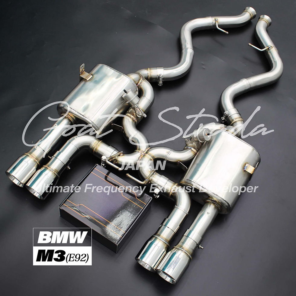 BMW M3 E92 F1 package Axleback Rear Exhaust System