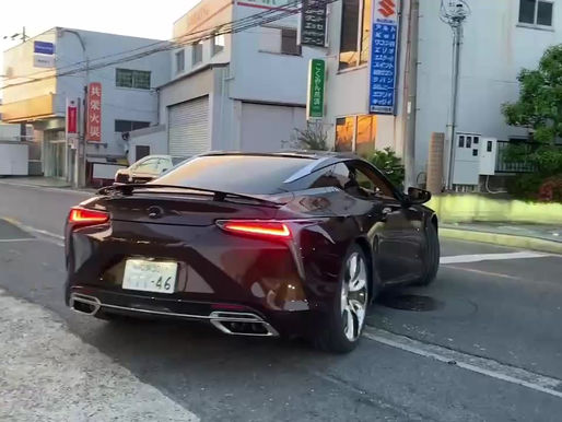 LEXUS LC500h 3.5L V6 F1 sound Valved Exhaust system Production | GWAPOTech JAPAN