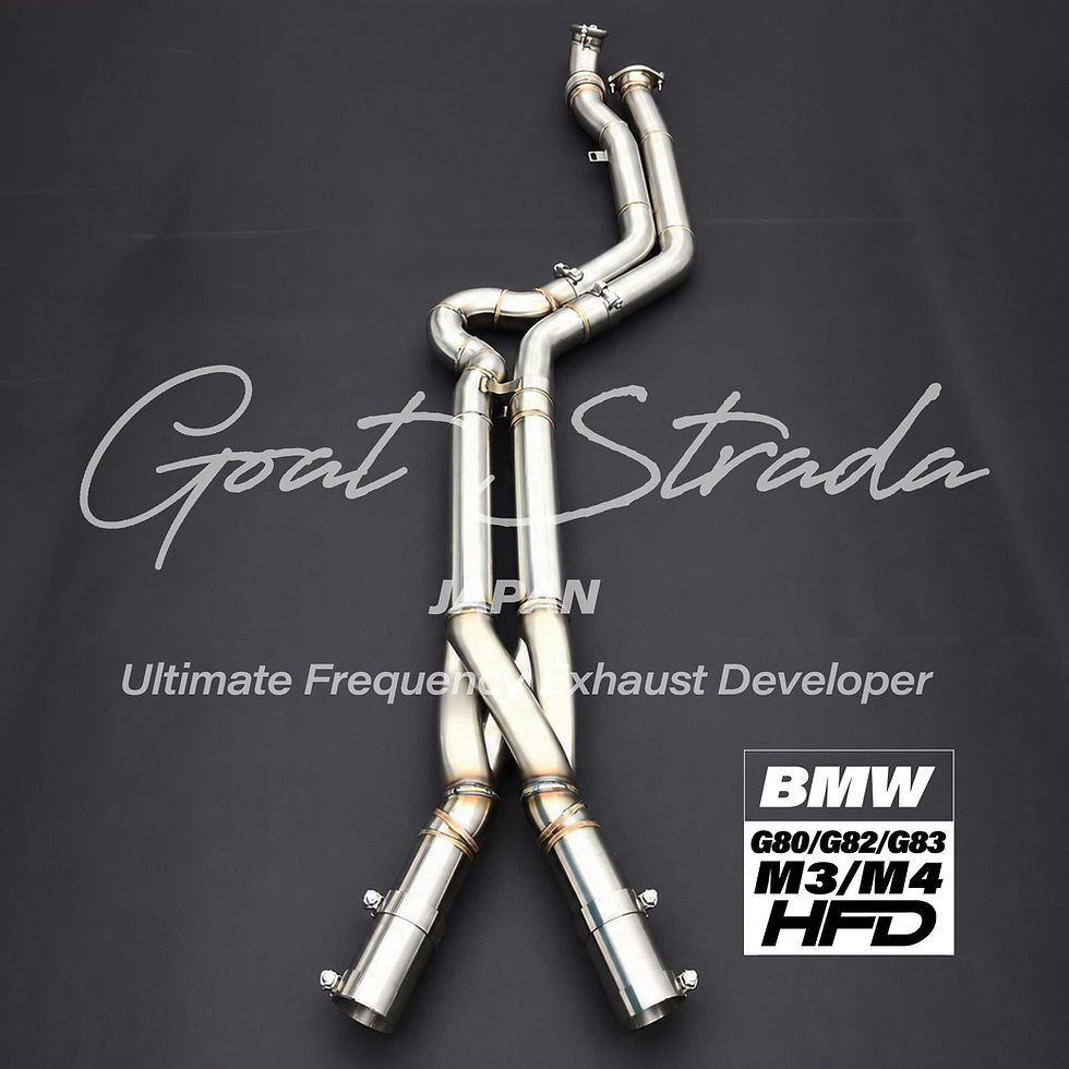 HFD BMWM3/M4 G80 G82 G83 Equal length Mid pipe