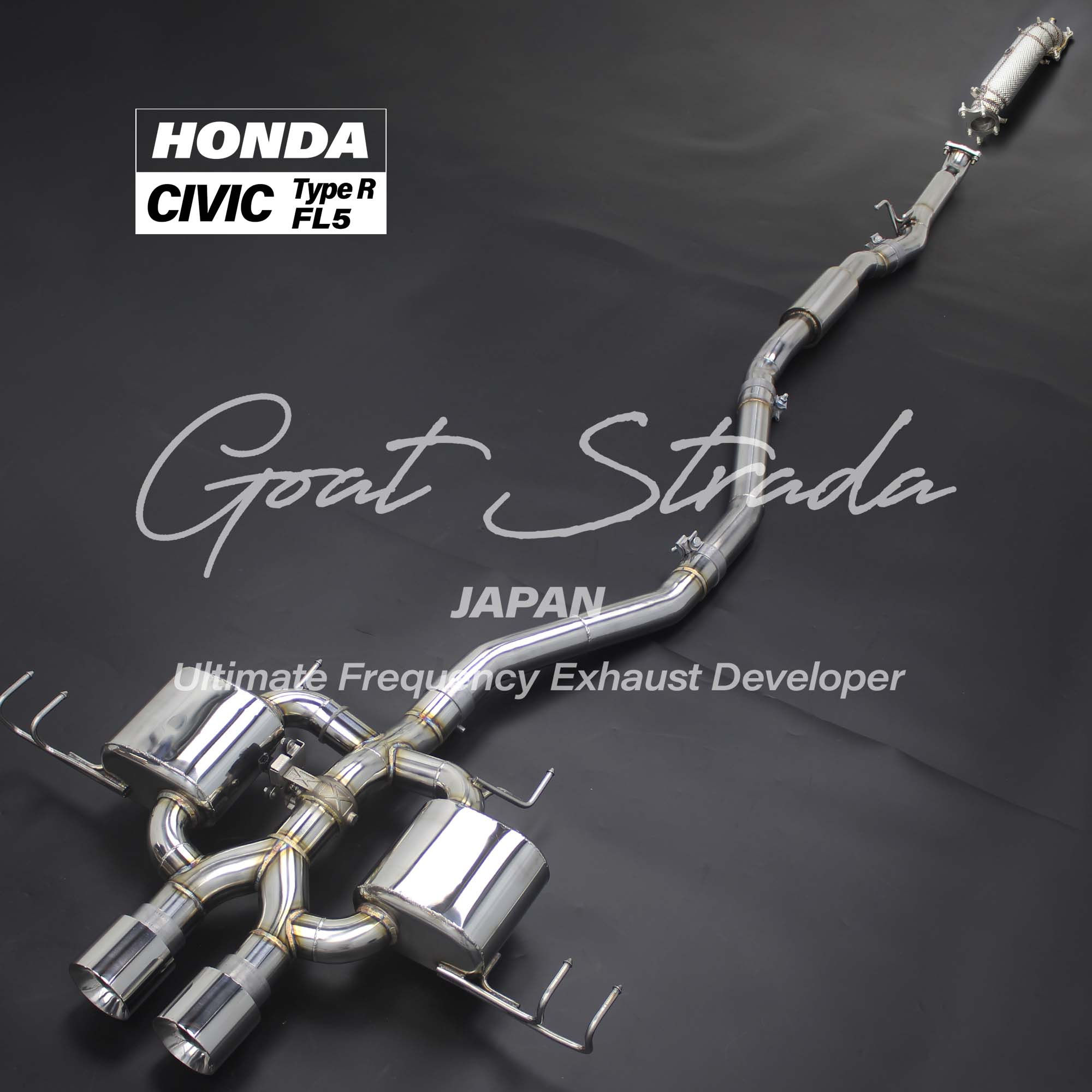 HONDA CIVIC Type R FL5 Racing Valved Exhaust system