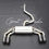 Thumbnail: AUDI A3 8V Sus304 Valved Rear sport Exhaust+Mid pipe+Tips
