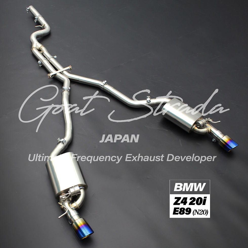 BMW Z4 E89 20i 28i 2.0L Racing Valved sport Exhaust system