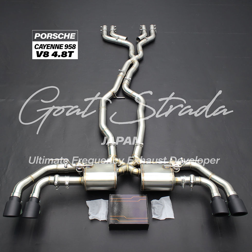 PORSCHE Cayenne 958 Turbo 4.8L Valved Sport Exhaust system