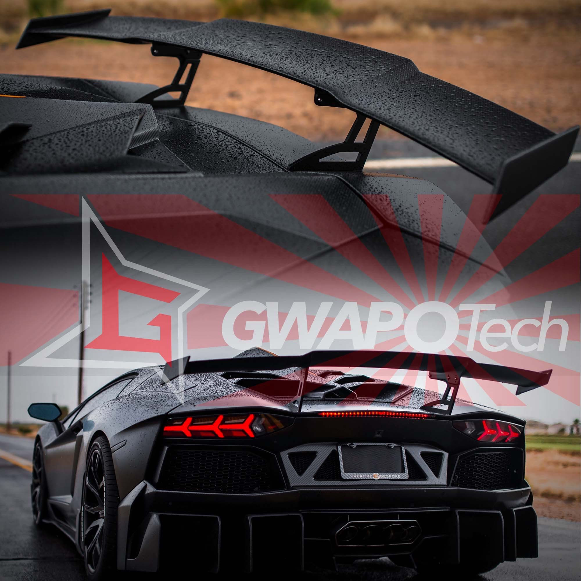 ランボルギーニアヴェンタドールLP700/720/740S/750SV対応リアウイングVer.3