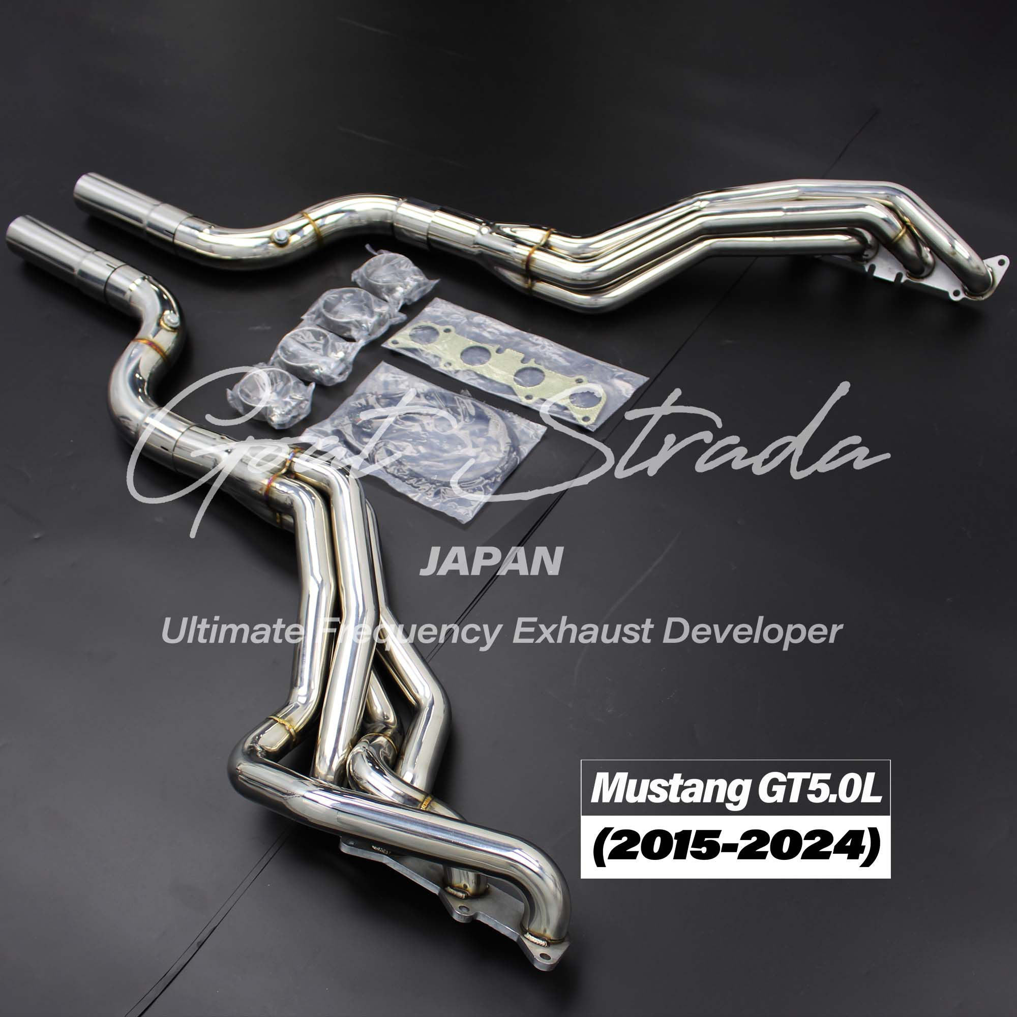 Ford Mustang GT 5.0 2015+Sus304 long tube Headers/Manifolds