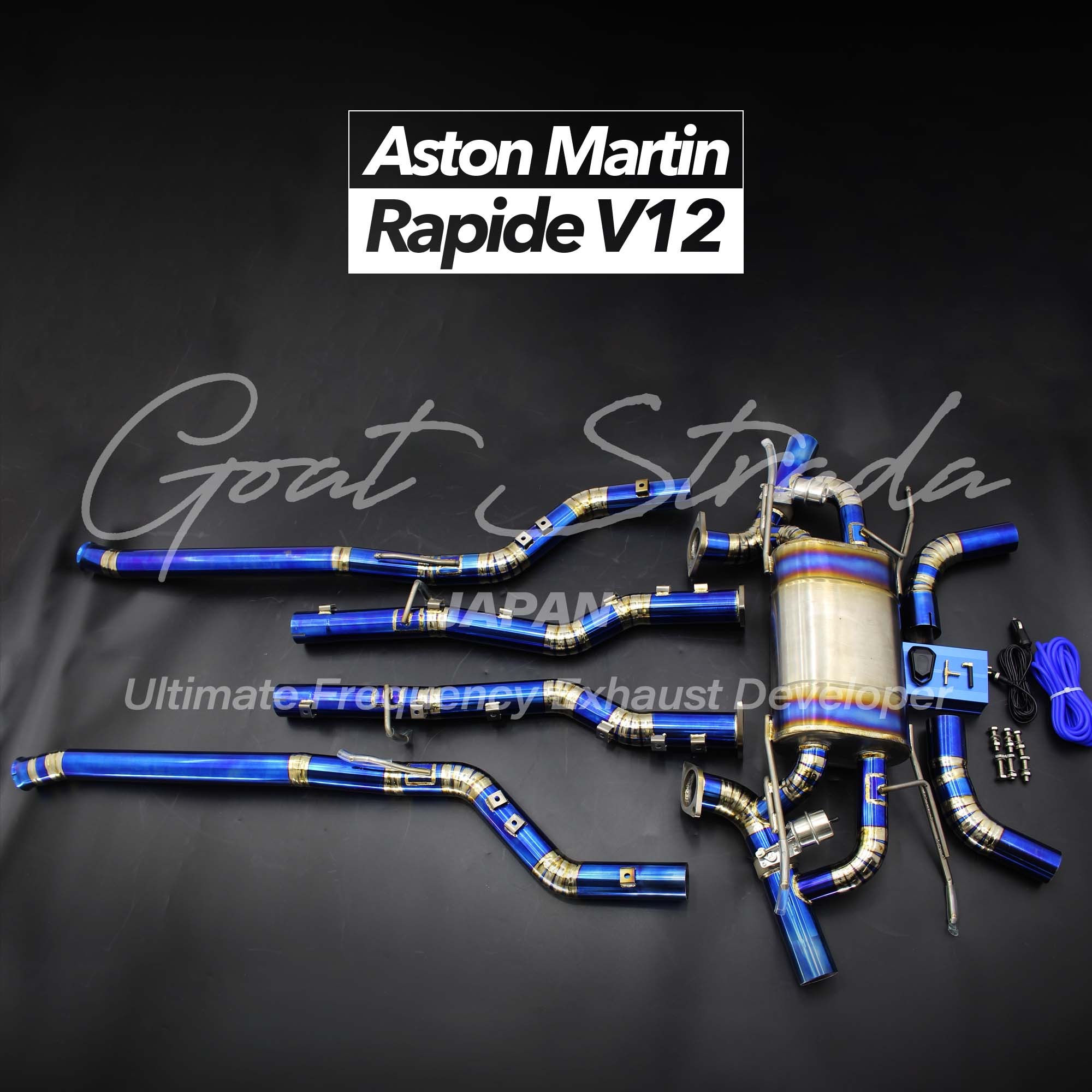 Aston Martin Rapide V12 Titanium Valved Rear sport Exhaust +Mid pipe