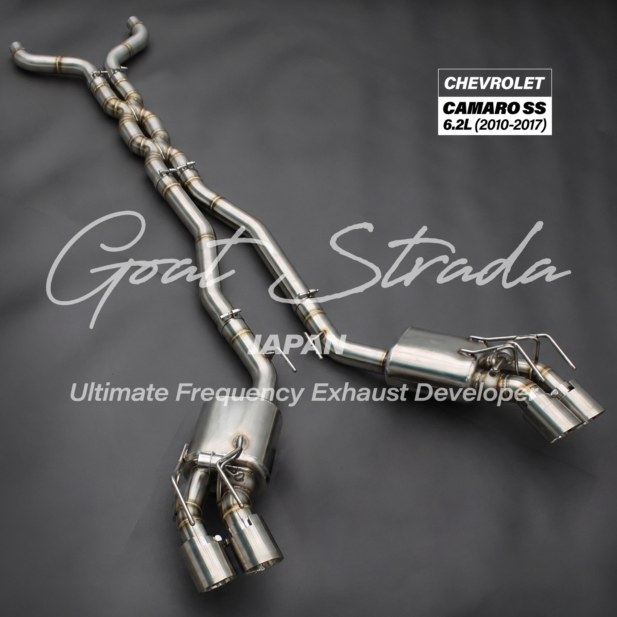 CHEVROLET Camaro SS 6.2L 2010-2017 Racing Valved Exhaust System