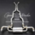 Aston Martin DB11 Sus304 Valved Rear sport Exhaust system+Mid pipe