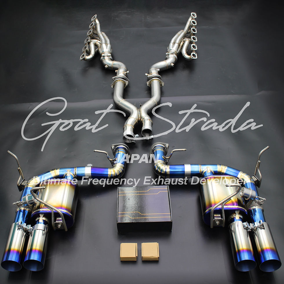 サムネイル： F1 Racing sound Exhaust systems for Ferrari 599GTB Rear Exhaust+X down pipes+Equal length headers