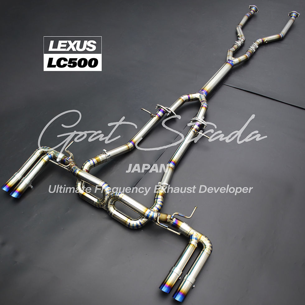 LEXUS LC500 5.0L V8 Newest F1 sound package Exhaust system