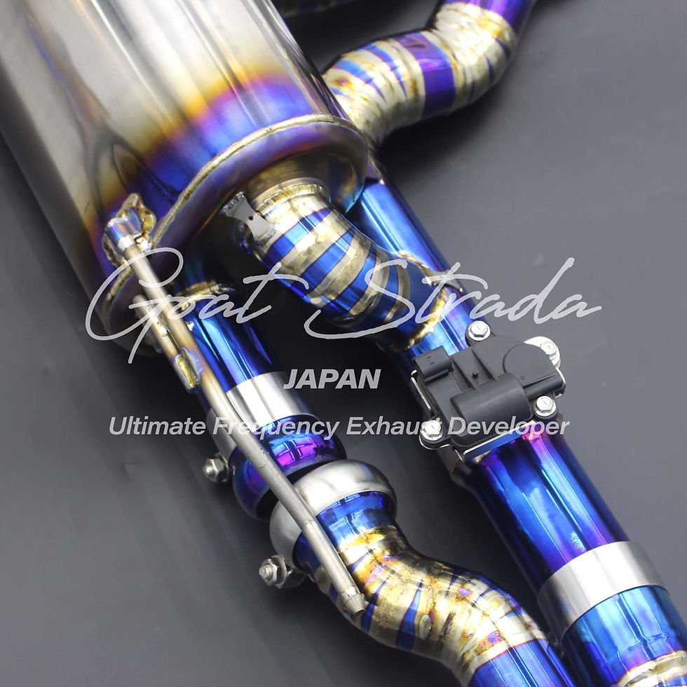 サムネイル： Bentley Bentayga W12 2015-2020 Valved Titanium Rear Exhaust+Mid pipe