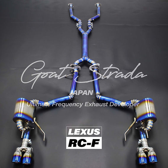 LEXUS RCF 5.0L V8 Racing Valved Exhaust system Production
