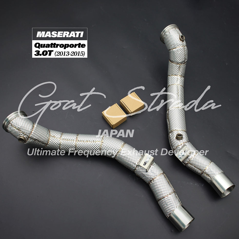 Thumbnail: Maserati Quattroporte 3.0T 2WD Sus304 free flow Down pipes