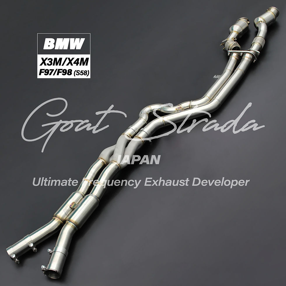HFD Ver. BMW X3M/X4M F97/98 high-flow Z Mid pipe+Down pipes
