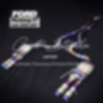 Ford Mustang GT 5.0 2015-2017 Titanium Valved Rear exhaust+Mid pipe+tips