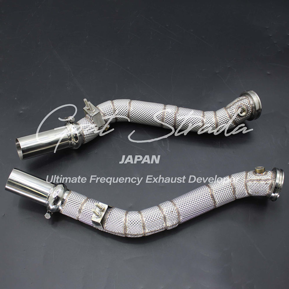 Thumbnail: Maserati Quattroporte 3.0T 2WD Sus304 free flow Down pipes