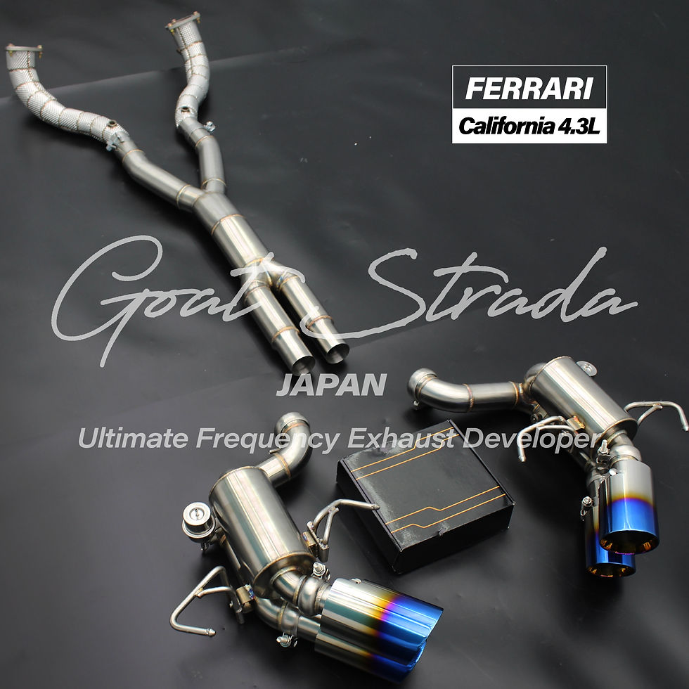 Ferrari California 4.3L F1 sound Package Full Exhaust systems