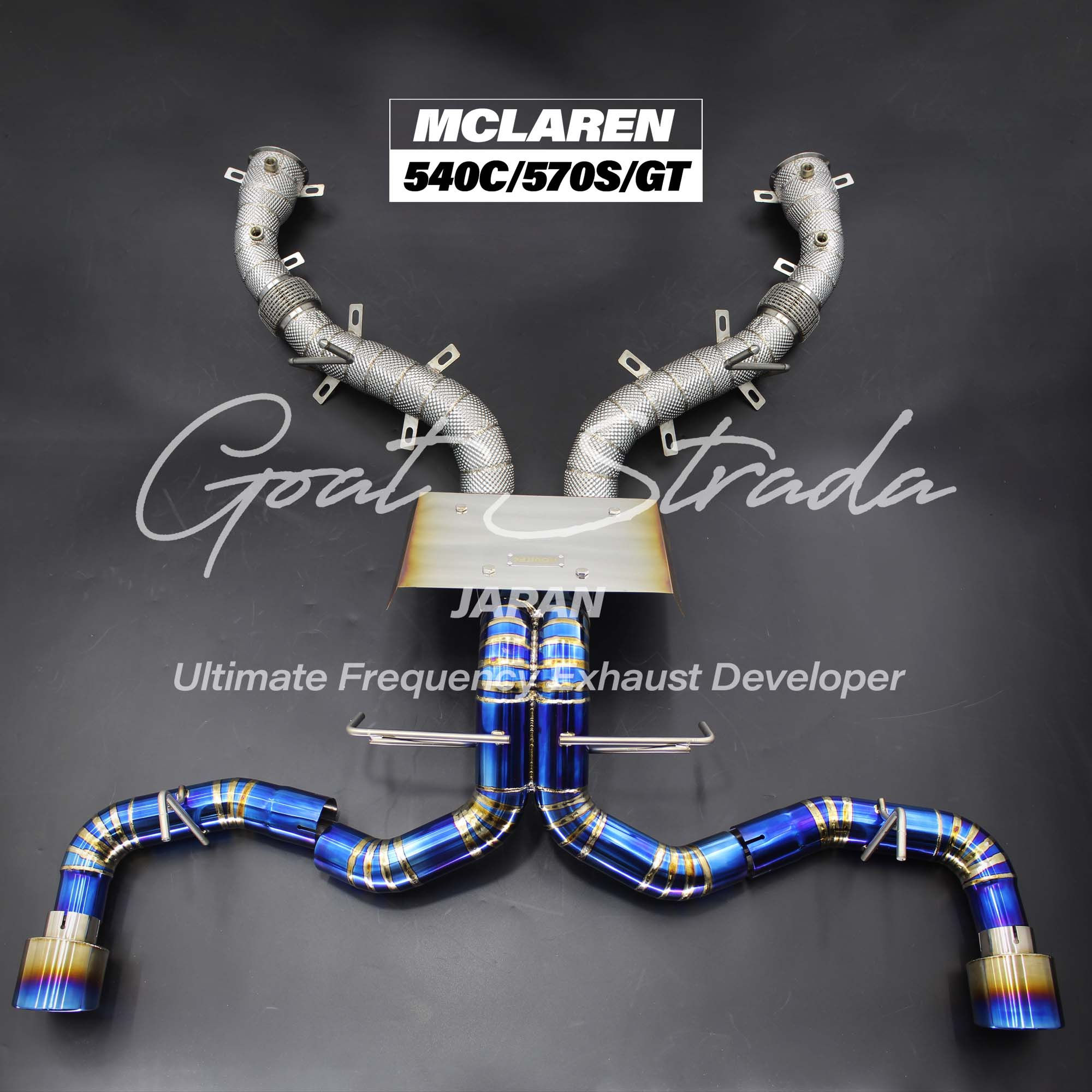 McLaren 540c/570s/570GT F1 sound Package Full Exhaust systems