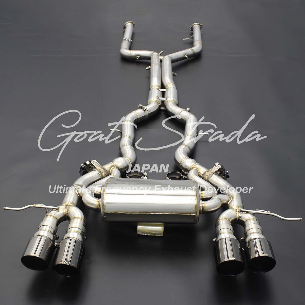 Thumbnail: BMW M2C G87 Sus304 Valved Rear sport Exhaust+ Mid pipe+Tips