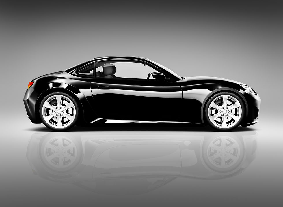 Black sports car used for performance tuning and diagnostics by Volt Auto Electric