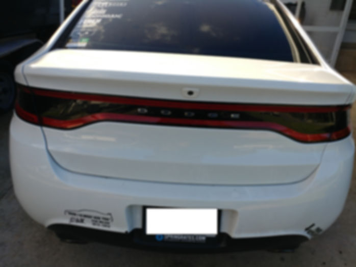 2013+ Dodge Dart Tail light Blackouts