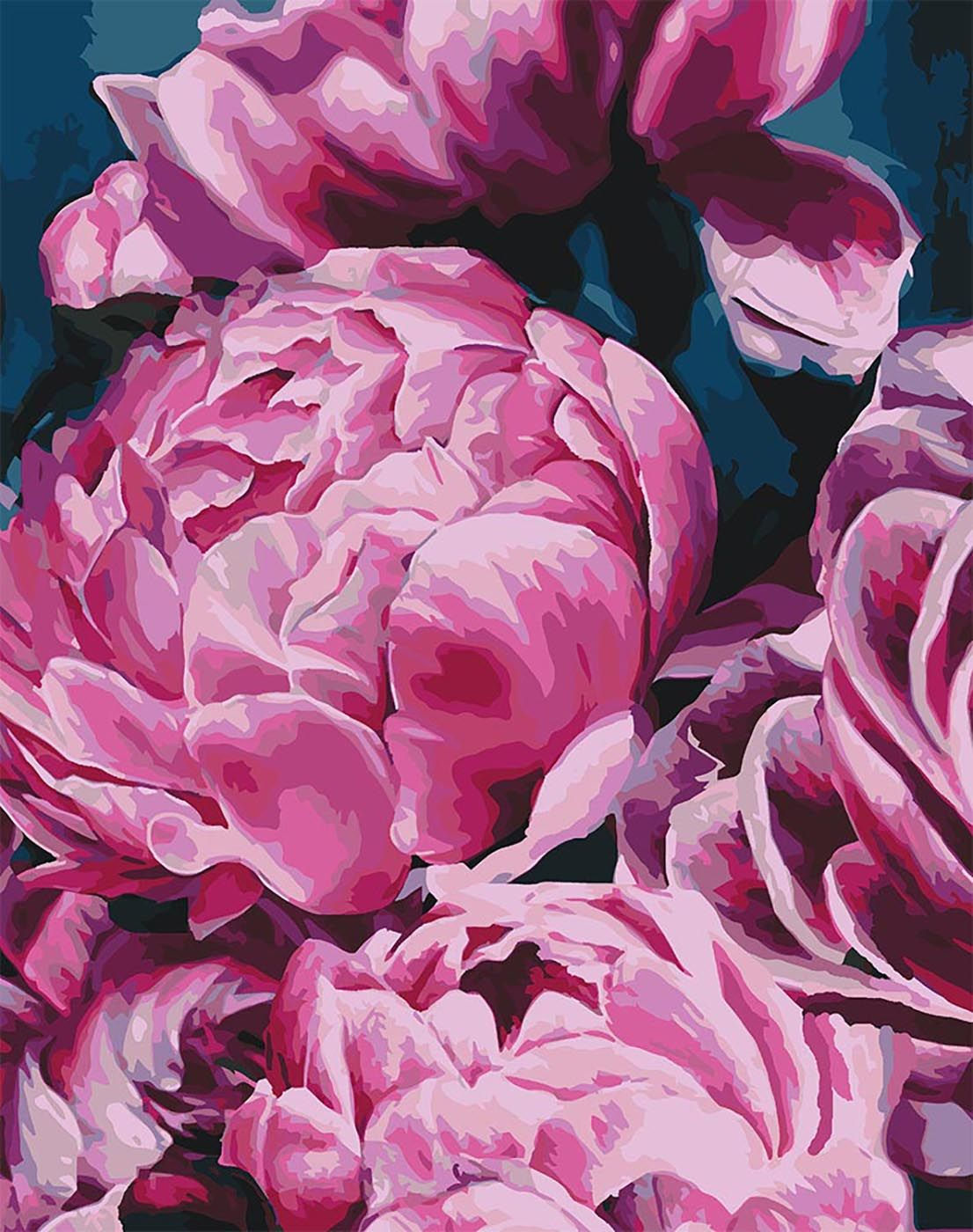 Painting by Numbers -3002 Velvet Peonies 2