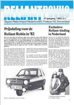 Reliant Revue 1982 nr1