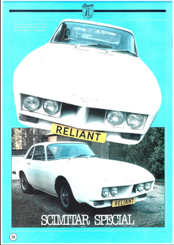 Automobiel 1984 Scimitar SE4 Special voor de Amerikaanse markt