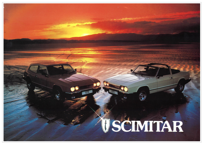 Brochure Reliant Scimitar GTE & GTC c