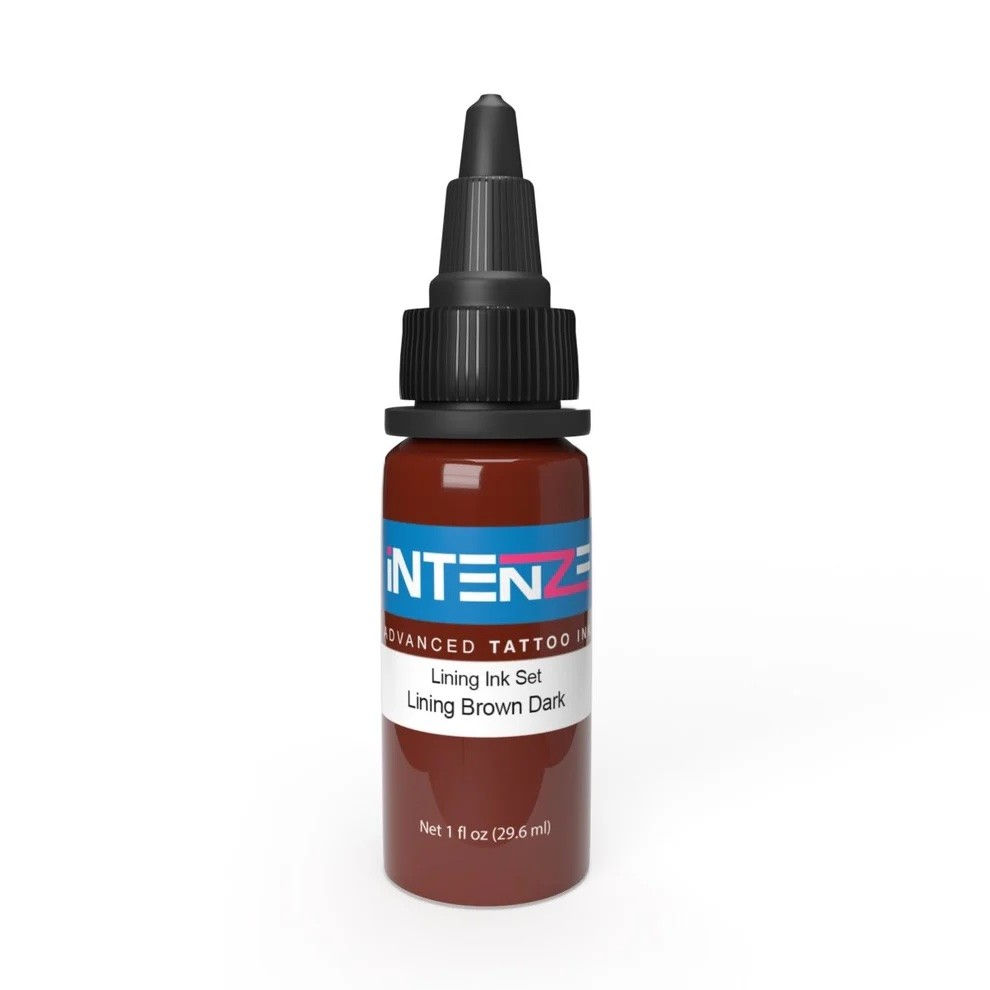 INTENZE TATTOO INK - LINING BROWN DARK - 1 OZ