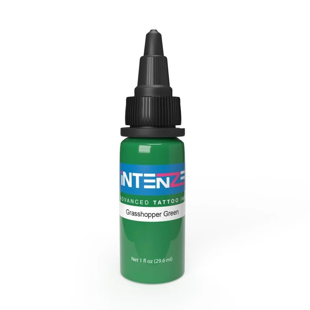 INTENZE TATTOO INK - GRASSHOPPER GREEN - 1 OZ