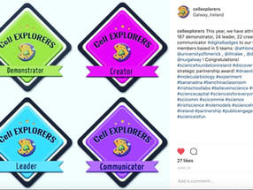 The Cell EXPLORERS badges 2016-17 are out