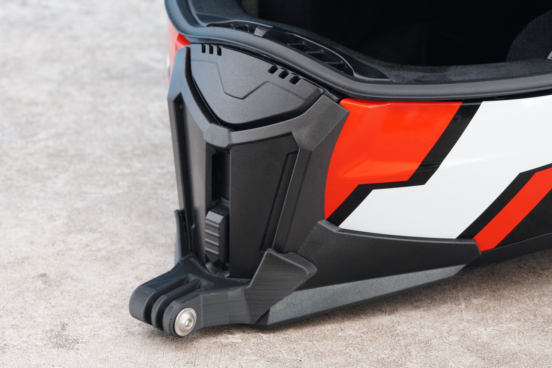 Touratech - Aventuro Mod - Actioncam mount for attachment to the chin