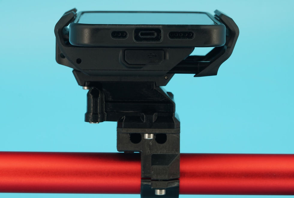 Miniaturbild: Hochkant vertikal Adapter Bosch Smartphone Grip 90° Airtag ebike