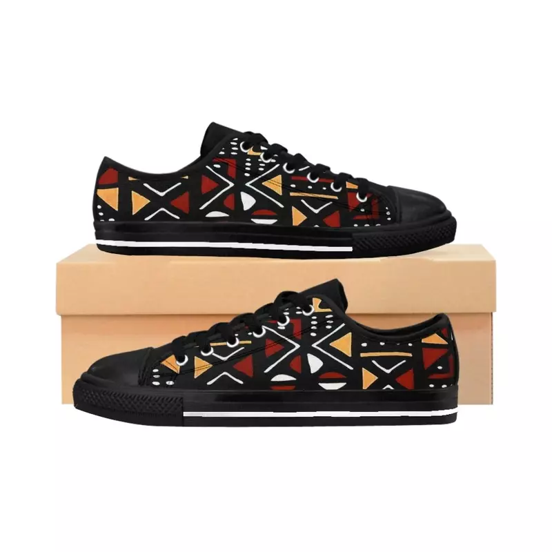 Mudcloth Print Sneakers