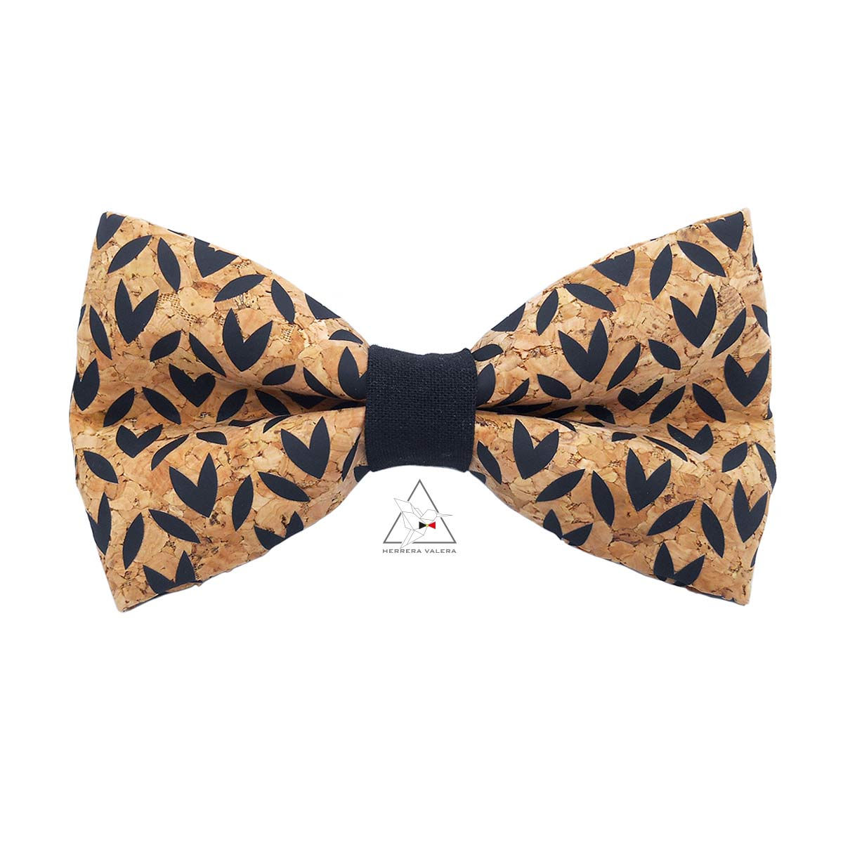 Noeud papillon battoir en liège Oscar Black