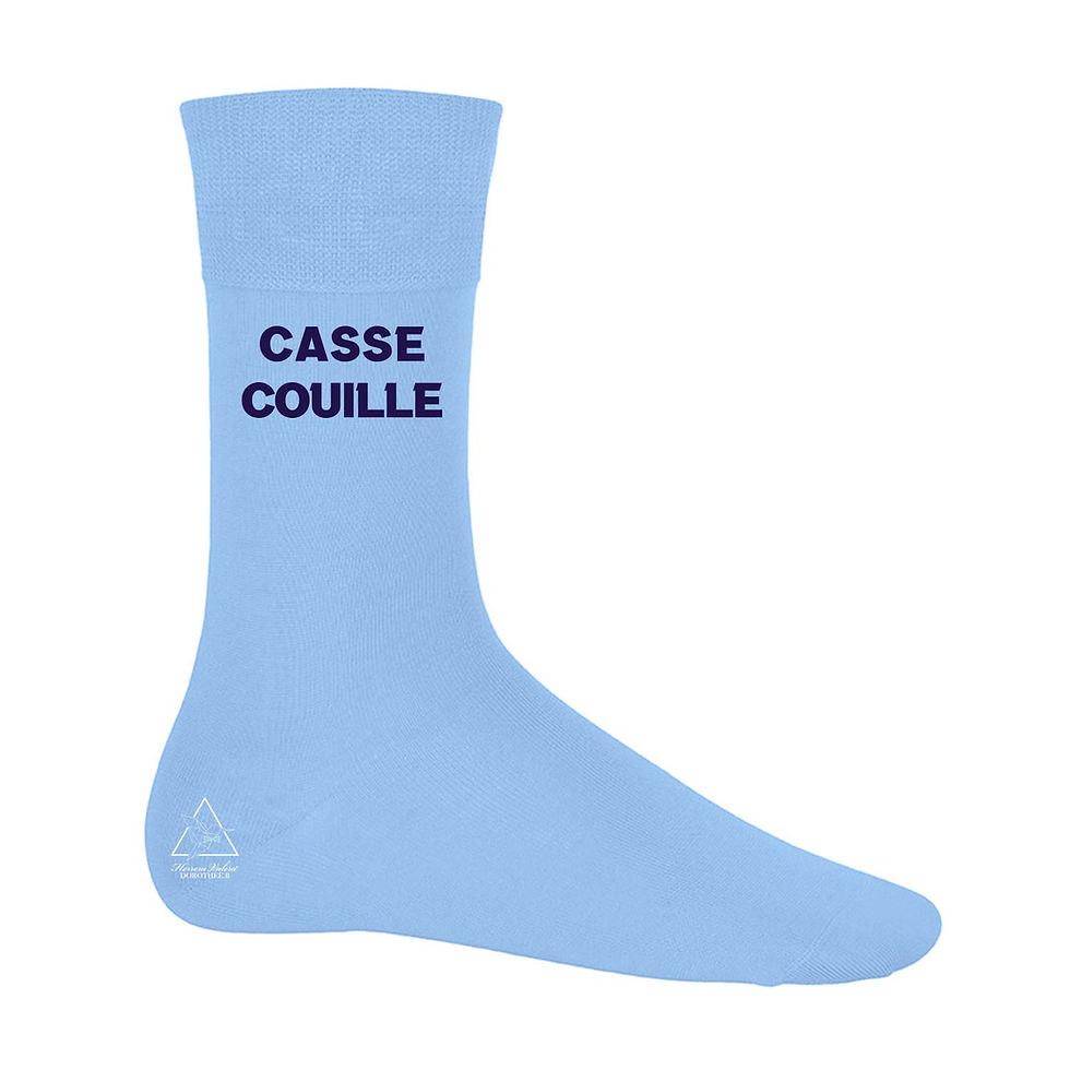 Miniature : Chaussettes imprimées casse couille - 9 coloris