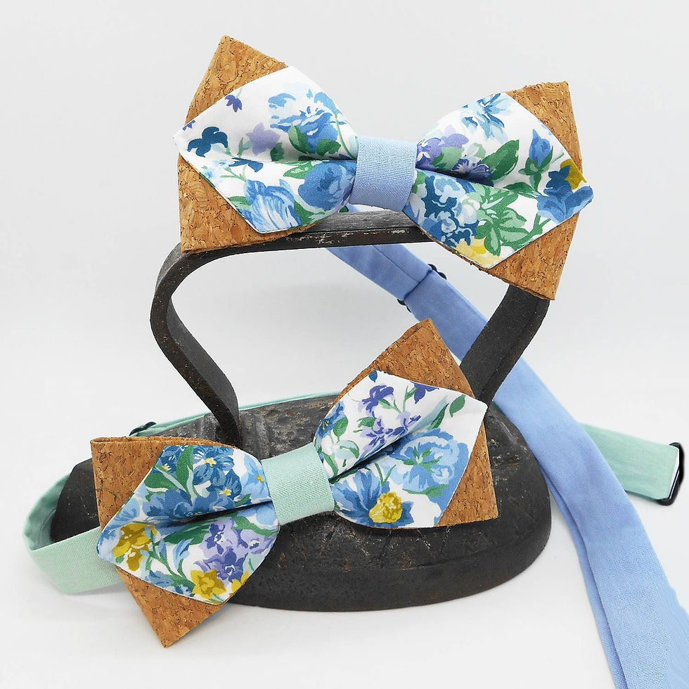 Noeuds papillon à Mons, choisissez vos tissus