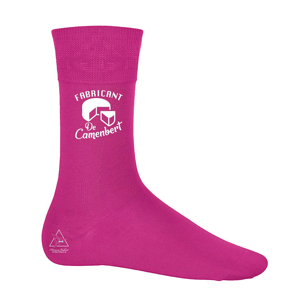 Miniature : Chaussettes Fabricant  de camembert - 9 couleurs