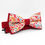 Miniature : Noeud papillon en tissu Liberty rouge