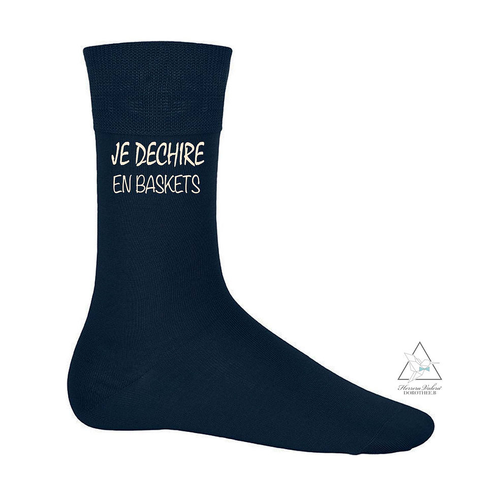 Miniature : Chaussettes Je déchire en baskets - 9 couleurs
