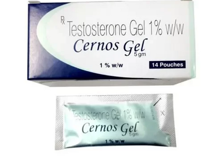 Correct the low testosterone levels with effective medications like Cernos Gel