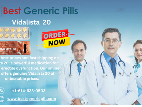 Vidalista 20 Empowering Men's Intimate Health with Confidence and Performance